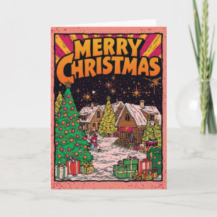 Psychedelic christmas cards