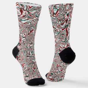 Psychedelic Christmas Socks