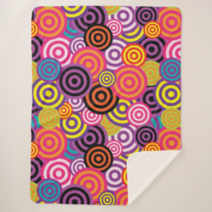 psychedelic circles blanket