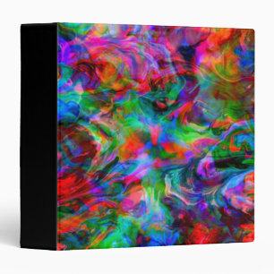 Psychedelic Colour Swirl Binder