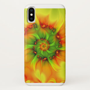 Psychedelic Colourful Modern Abstract Fractal Art Case-Mate iPhone Case