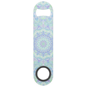Psychedelic Colourful Ornate Hippie Mandala Bar Key