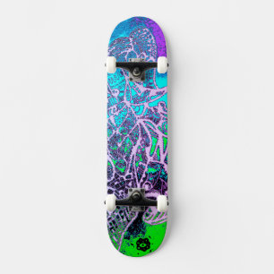 Psychedelic Colourful Skateboard
