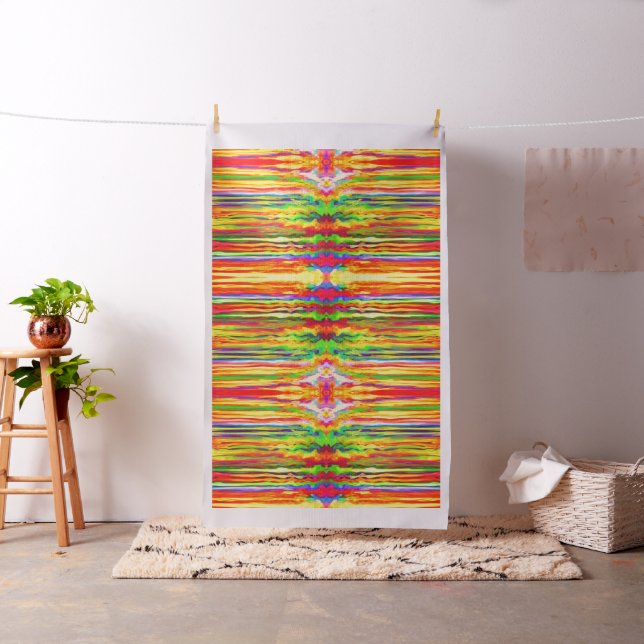 Psychedelic Colourful Tie Dye Fabric (In Situ)