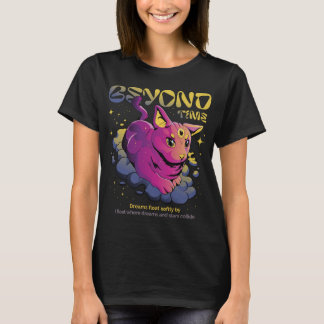 Psychedelic Cosmic Cat - Beyond Time Tee