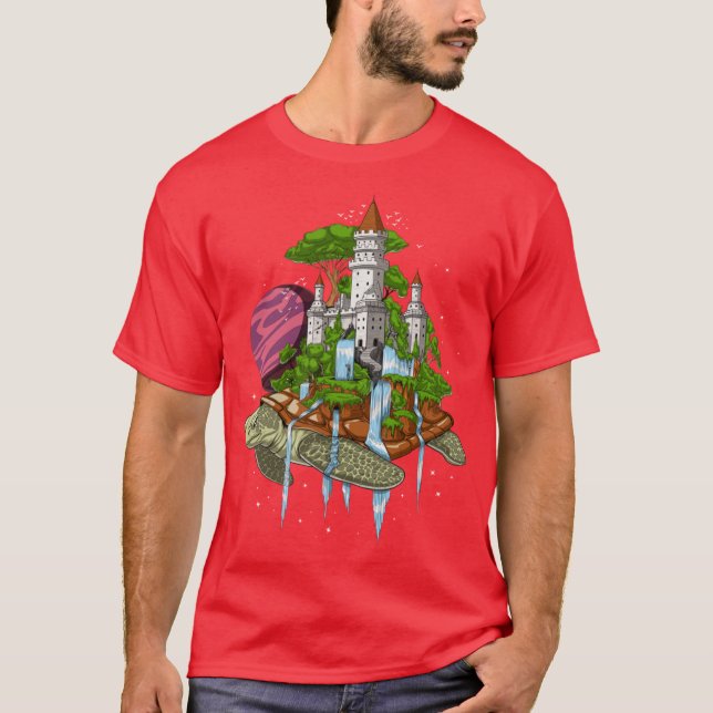 Psychedelic Cosmicurtle friend T-Shirt (Front)
