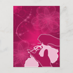 psychedelic crochet post card