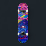 Psychedelic Deck for Skateboard<br><div class="desc">Make this Psychedelic Deck for Skateboard your own by adding your text. To access advanced editing tools,  please go to "Personalize this template" and click on "Details",  scroll down and press the "click to customize further" link.</div>