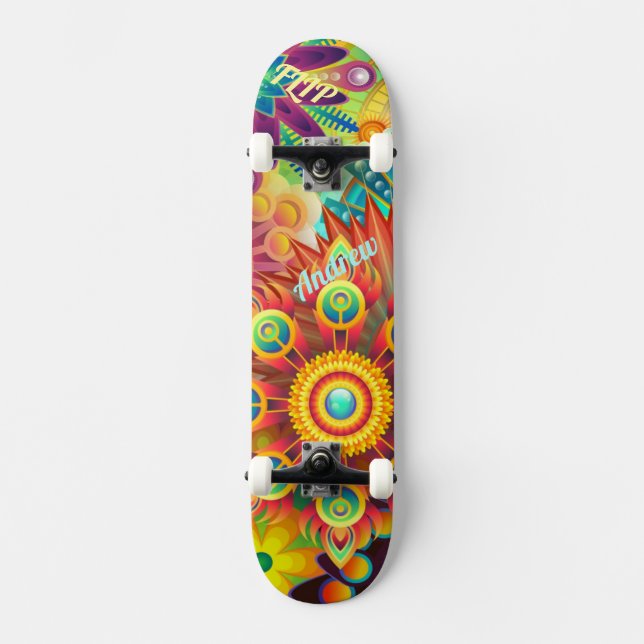 Psychedelic Deck for Skateboard (Front)