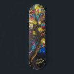 Psychedelic Deck for Skateboarders Skateboard<br><div class="desc">Make this Psychedelic Deck for Skateboarders your own by adding your text. To access advanced editing tools,  please go to "Personalize this template" and click on "Details",  scroll down and press the "click to customize further" link.</div>