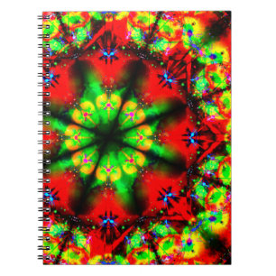 Psychedelic Design Mandala Notebook