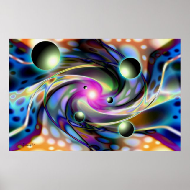 Psychedelic dimensions - print (Front)