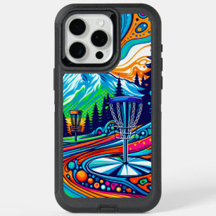 Psychedelic Disc Golf Course  iPhone 15 Pro Max Case