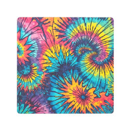 Psychedelic Doodles Metal Wall Art