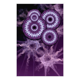 Psychedelic Doorways Purple Fantasy Photo Print