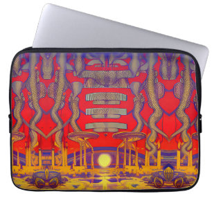 Psychedelic Dreamland Laptop Sleeve