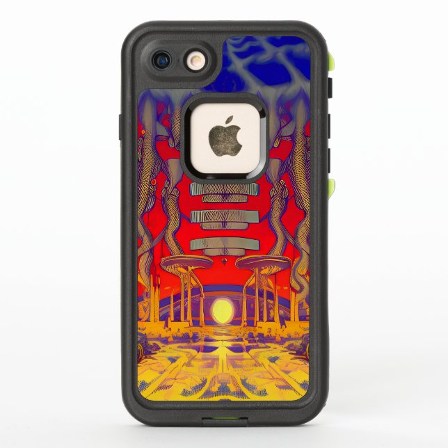 Psychedelic Dreamland LifeProof iPhone Case (Back)