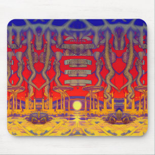 Psychedelic Dreamland Mouse Pad