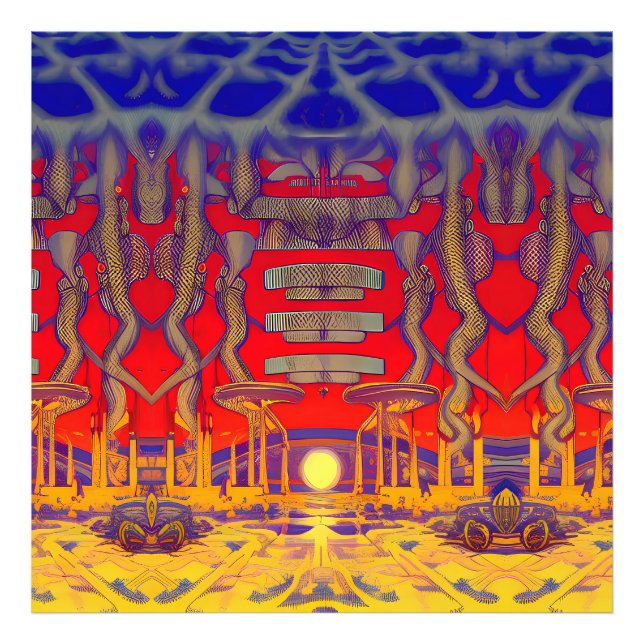 Psychedelic Dreamland Photo Print (Front)