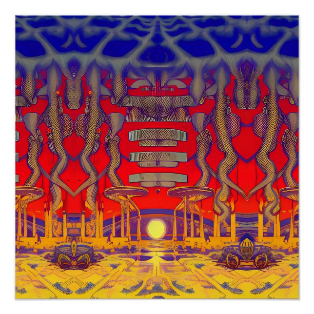 Psychedelic Dreamland Poster (Front)