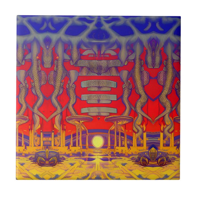 Psychedelic Dreamland Tile (Front)