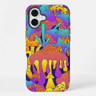 Psychedelic Drippy Mushroom iPhone / iPad case
