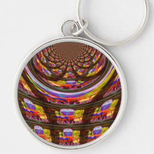 Psychedelic Easter Kaleidoscope Art Print Keychain