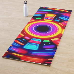 Psychedelic Energy Burst Yoga Mat