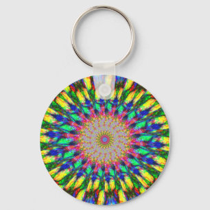 Psychedelic Eye Keychain