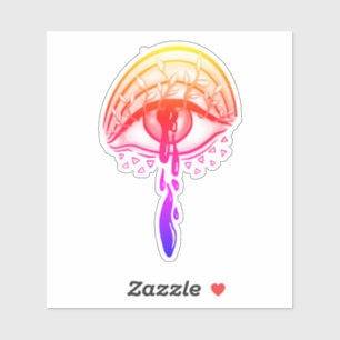 Psychedelic Eye Pastel Goth Aesthetic