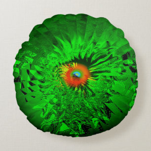Psychedelic Eye..... Round Pillow