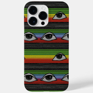 Psychedelic Eyes Pattern Case-Mate iPhone 14 Pro Max Case