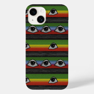Psychedelic Eyes Pattern Case-Mate iPhone 14 Case