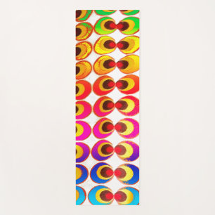 Psychedelic fabric yoga mat