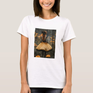 Psychedelic Fantasy Art – Enchanting Redhead in a T-Shirt