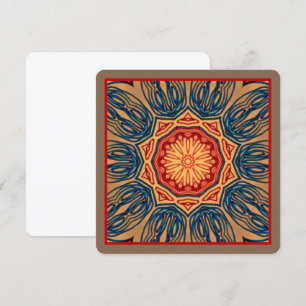 Psychedelic Flat Card