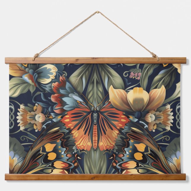Psychedelic Flight Tapestry Botanical (Front)