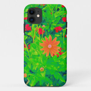 Psychedelic Flower Bed 01 iPhone 11 Case