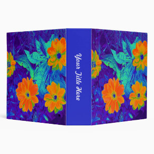 Psychedelic Flower Bed Binder
