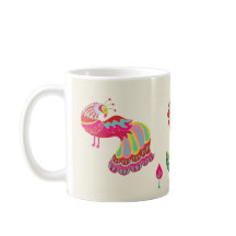 Psychedelic Folk Pheasant Coffee Mug