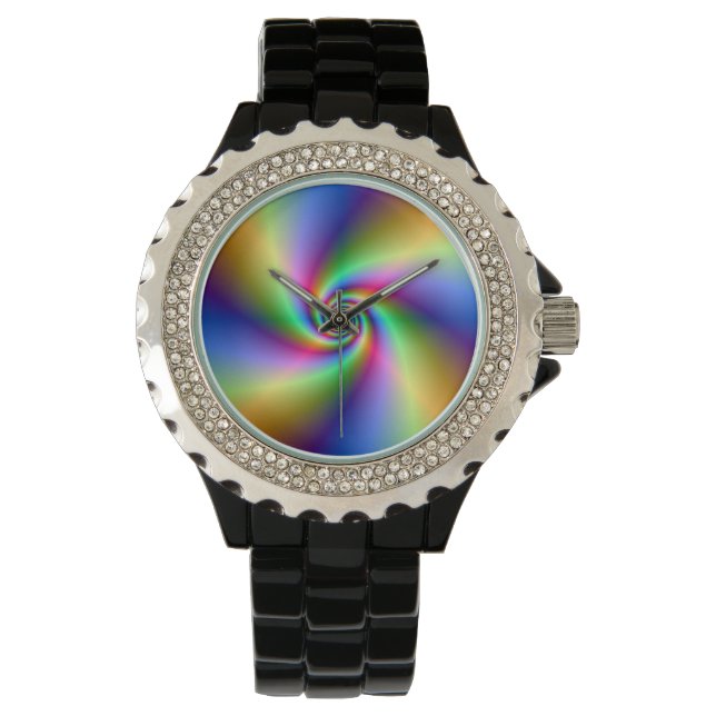 Psychedelic Four Wind Spiral Watch (Front)