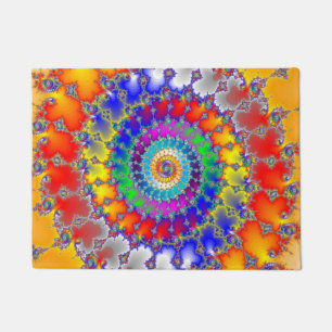 Psychedelic Fractal Doormat