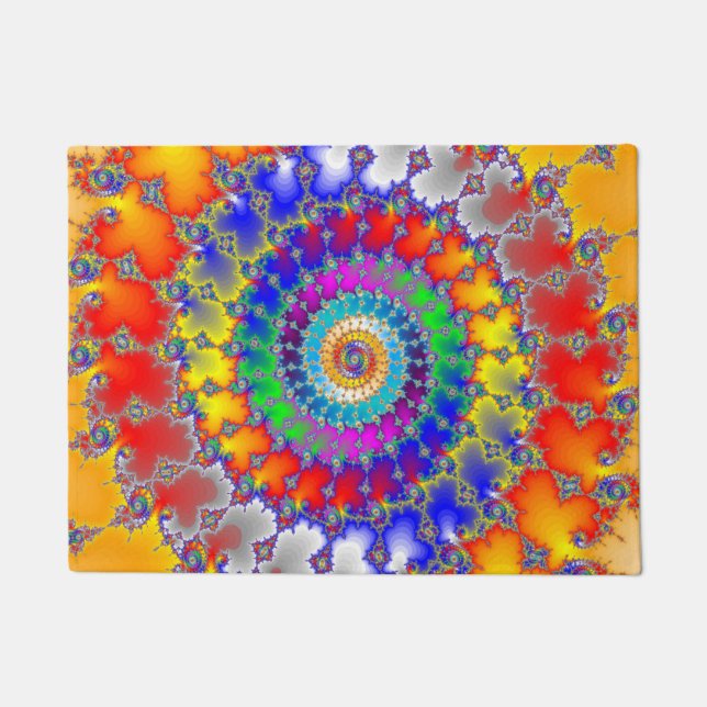 Psychedelic Fractal Doormat (Front)