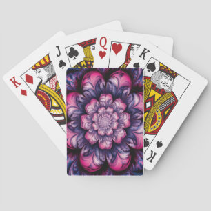 Psychedelic Fractal Flower Card Deck