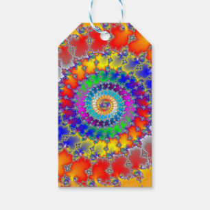 Psychedelic Fractal Gift Tags