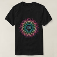 Psychedelic Fractal Mandala 2026 Design with Neon
