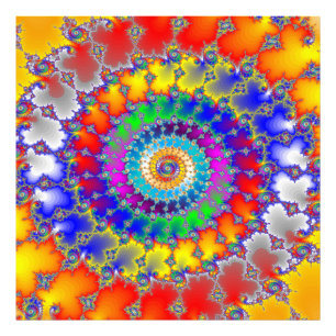 Psychedelic Fractal Photo Print
