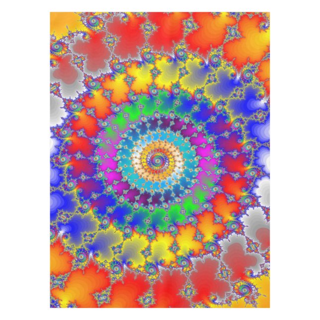 Psychedelic Fractal Tablecloth (Front)
