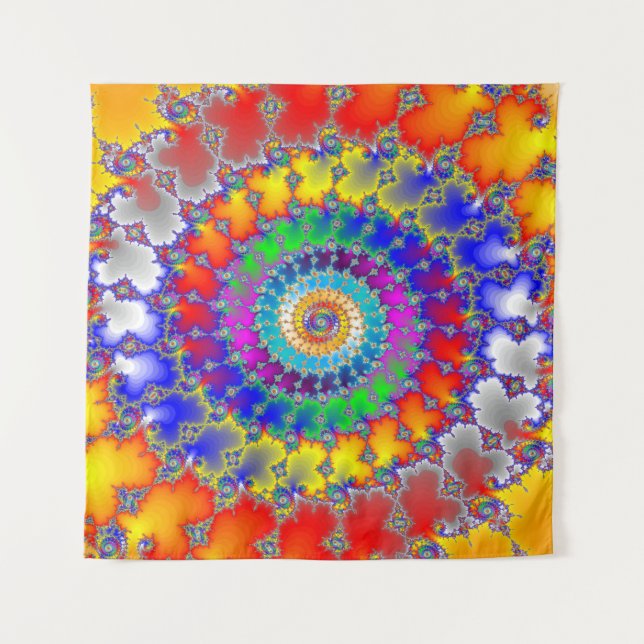 Psychedelic Fractal Tapestry (Front)