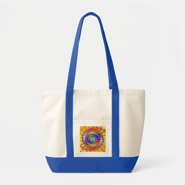 Psychedelic Fractal Tote Bag (Front)